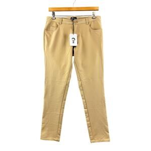 NWT Zyia Active Mens Khaki‎ Office Chino Pants L Stretch Travel